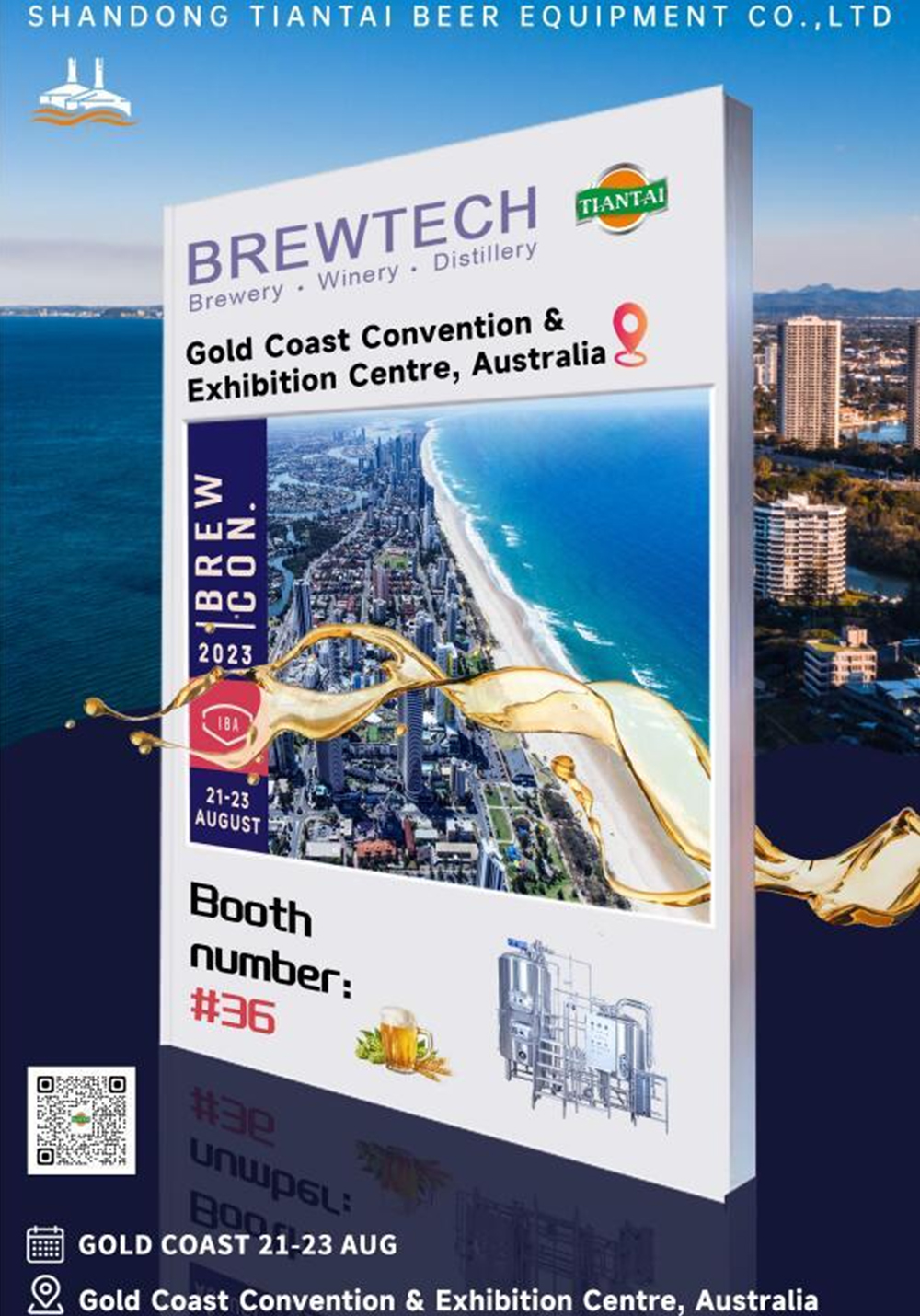 <b>Tiantai Beer Equipment vous invite à assister à l'Australian Brewcon 2023</b>